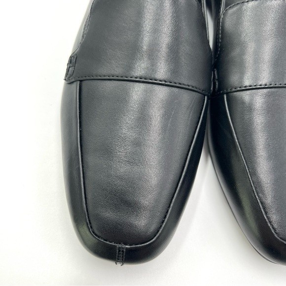 VIA SPIGA Womens Size 34 4 Tigen Black Leather Classic Minimalist Loafers Flats - Picture 5 of 15